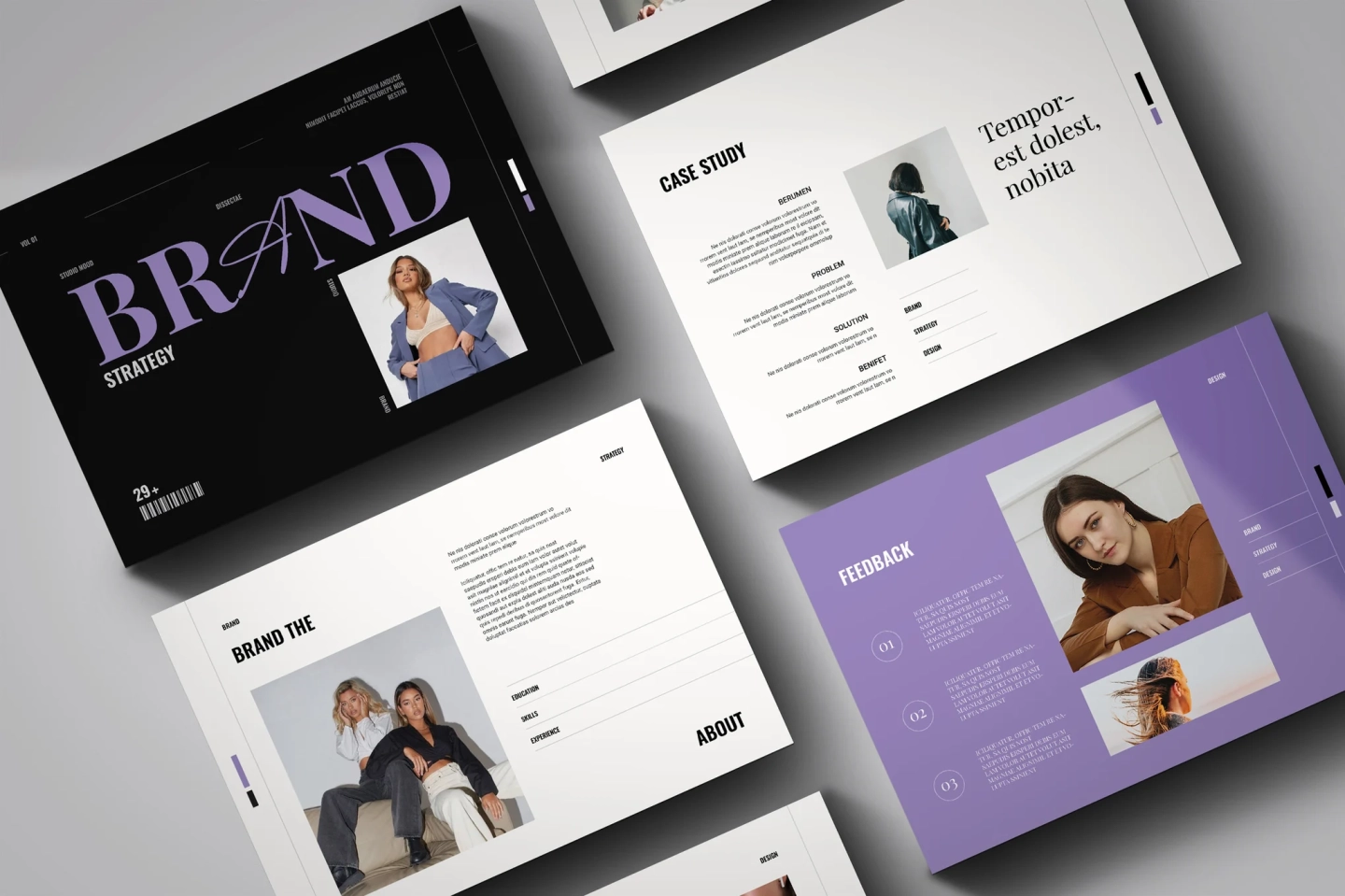 Brand Strategy Template for InDesign