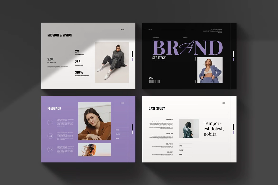 Brand Strategy Template for InDesign