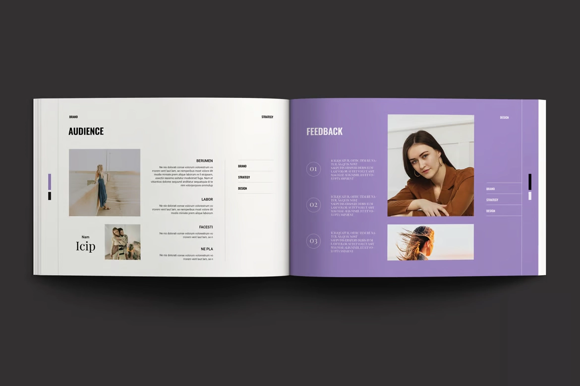 Brand Strategy Template for InDesign