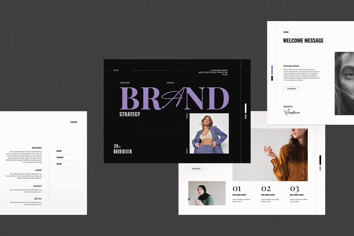 Brand Strategy Template for InDesign