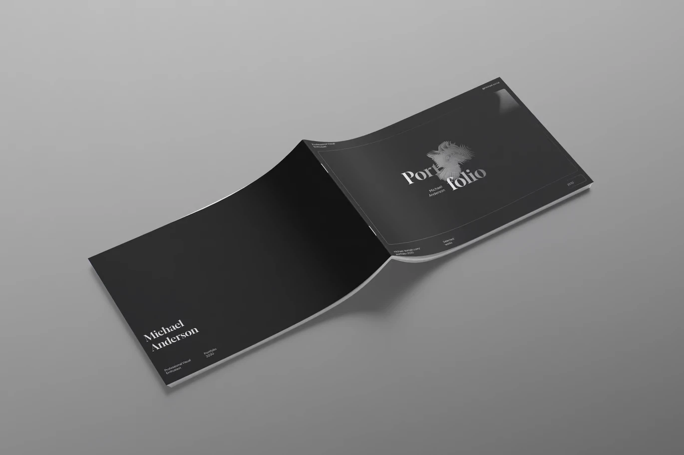 Visual Content Portfolio Template InDesign