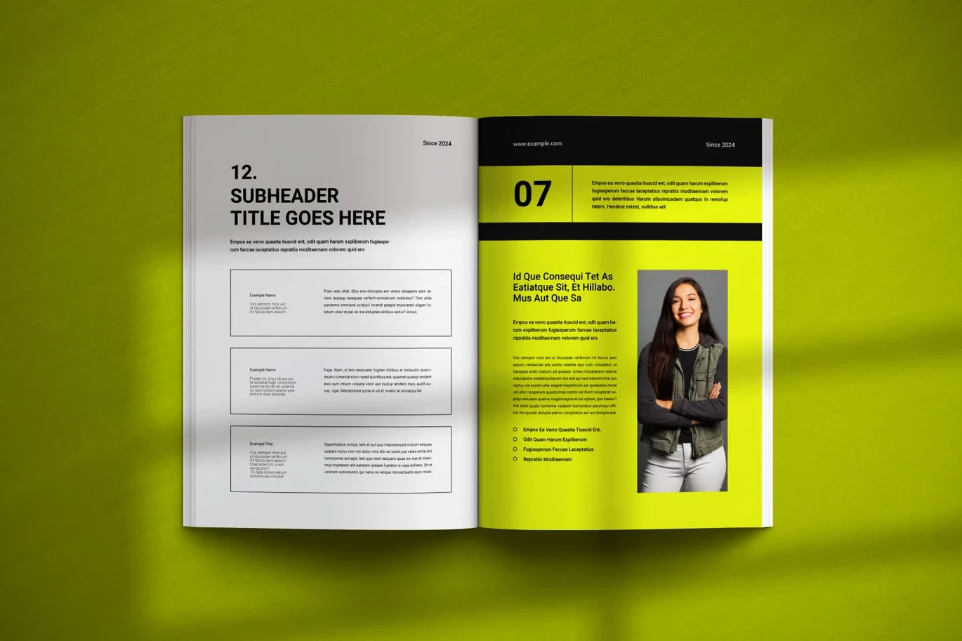 Graphic Design Portfolio Template InDesign