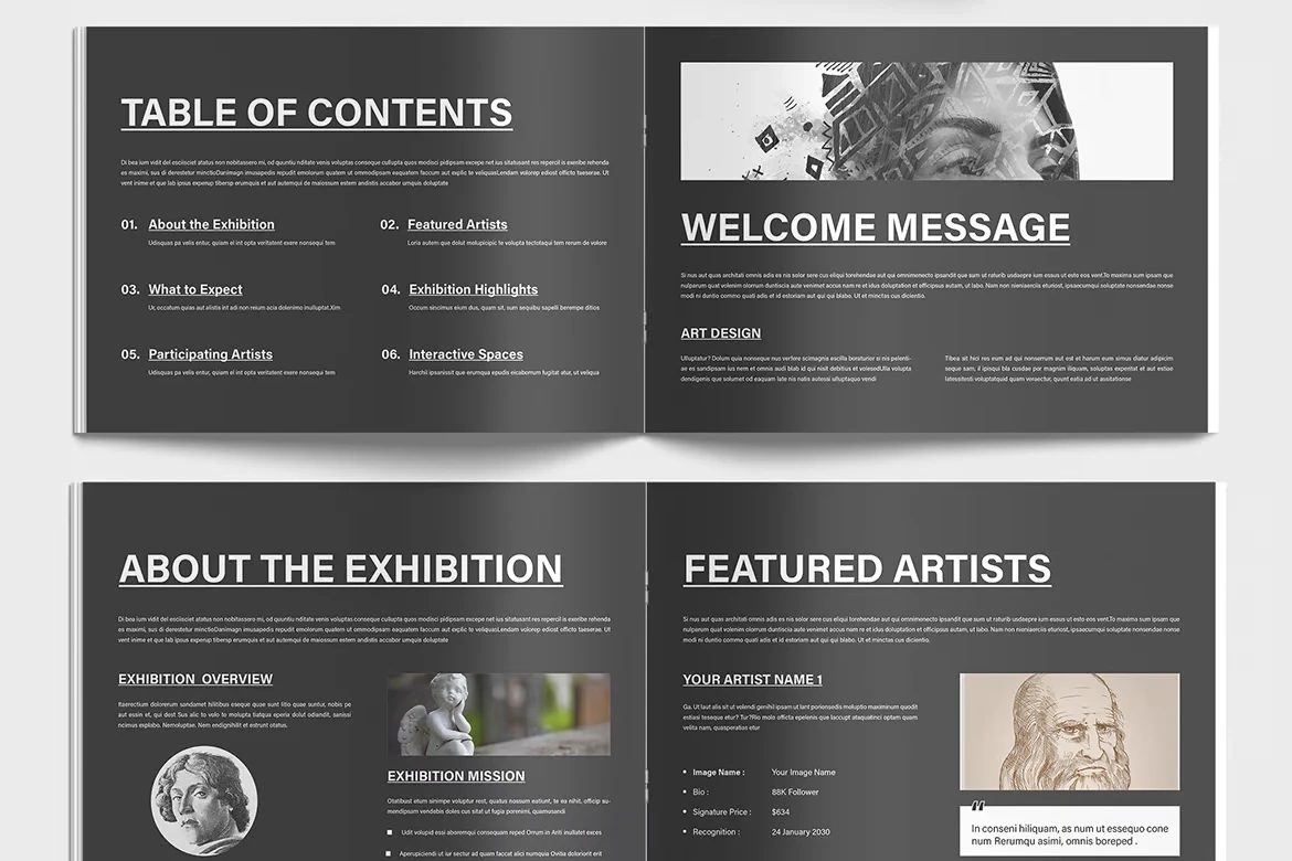 Art Exhibition Portfolio
