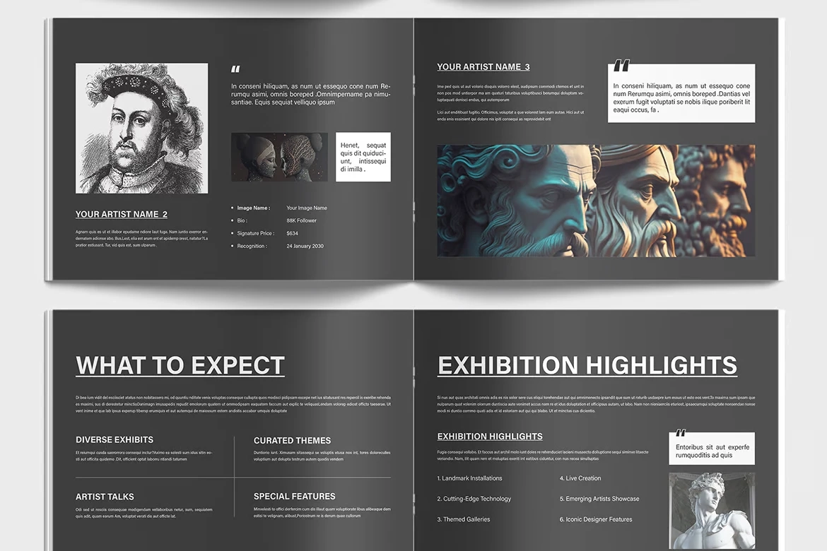 Art Exhibition Portfolio