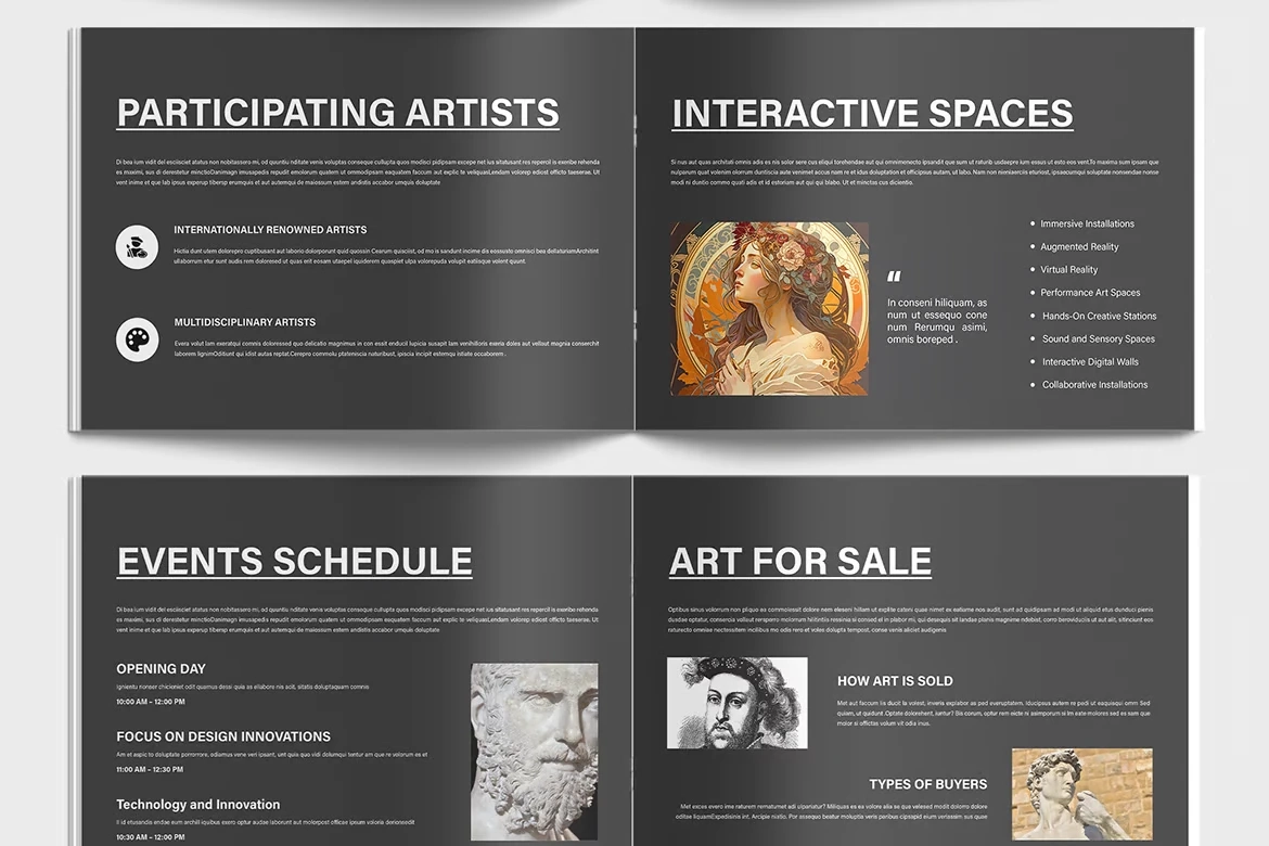 Art Exhibition Portfolio