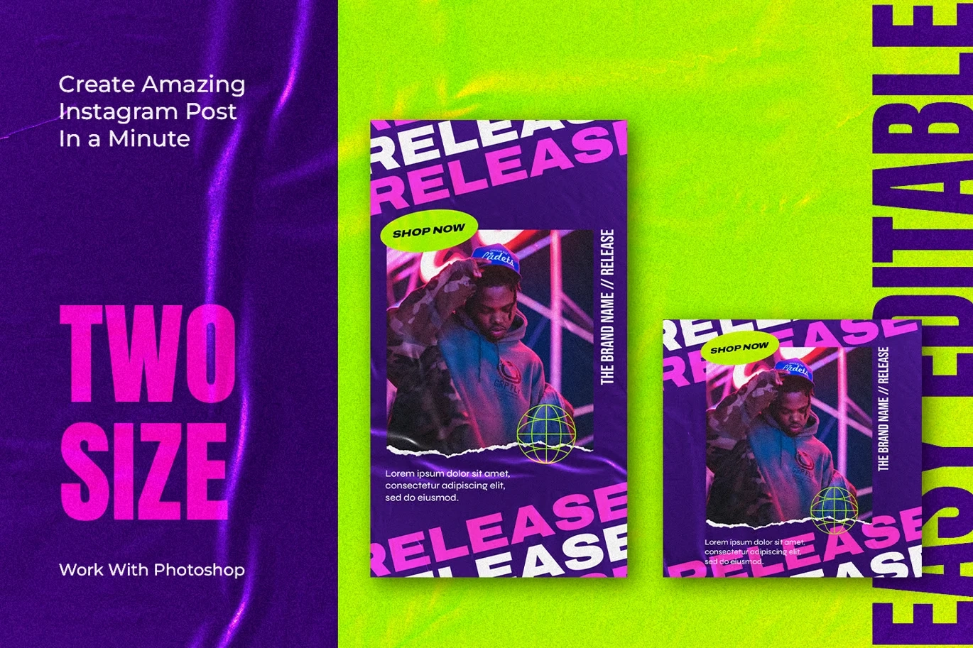 Hypebeast Instagram Template