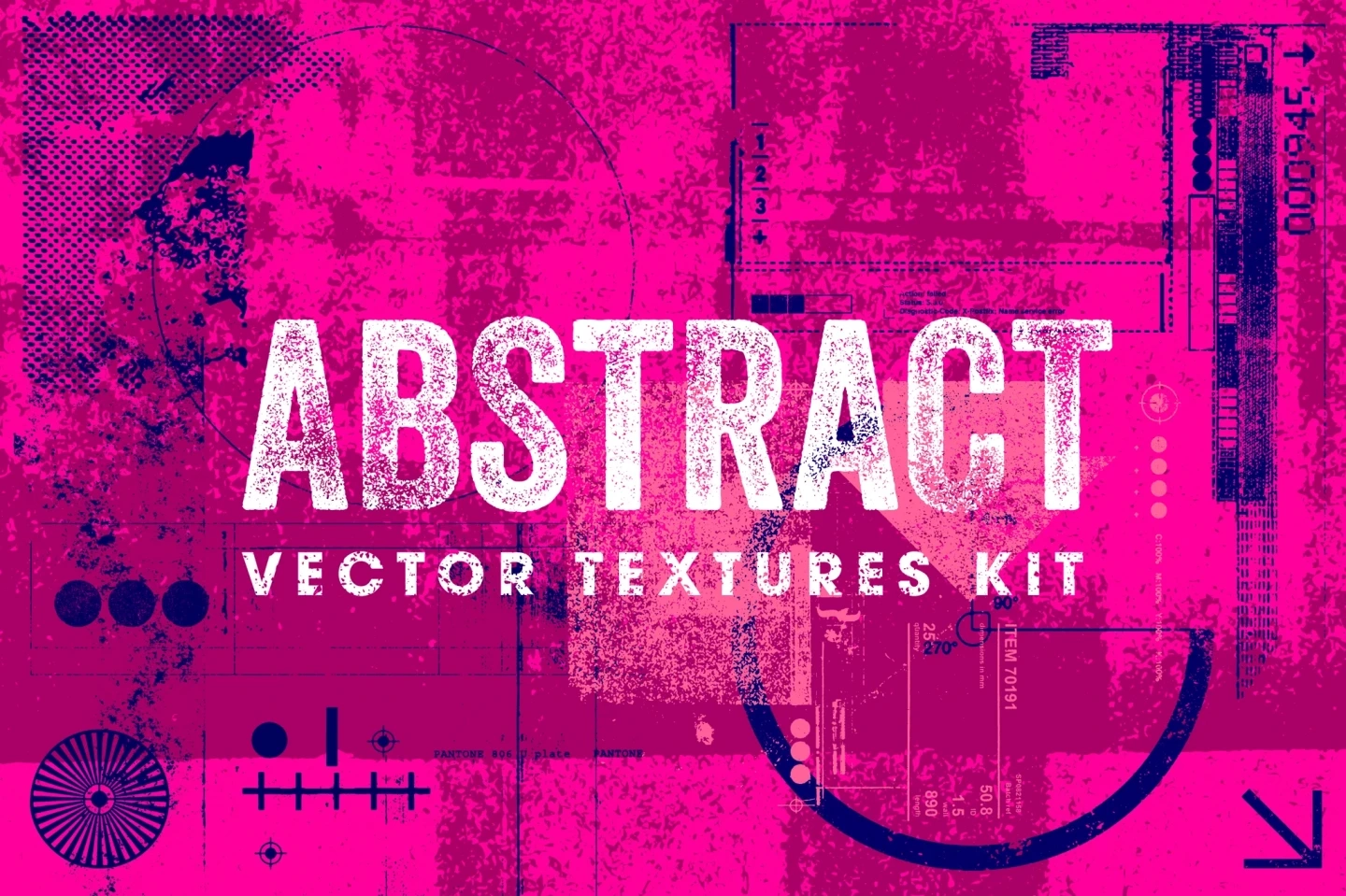 Abstract EPS Textures — 30 Retro-Inspired Vector Surfaces