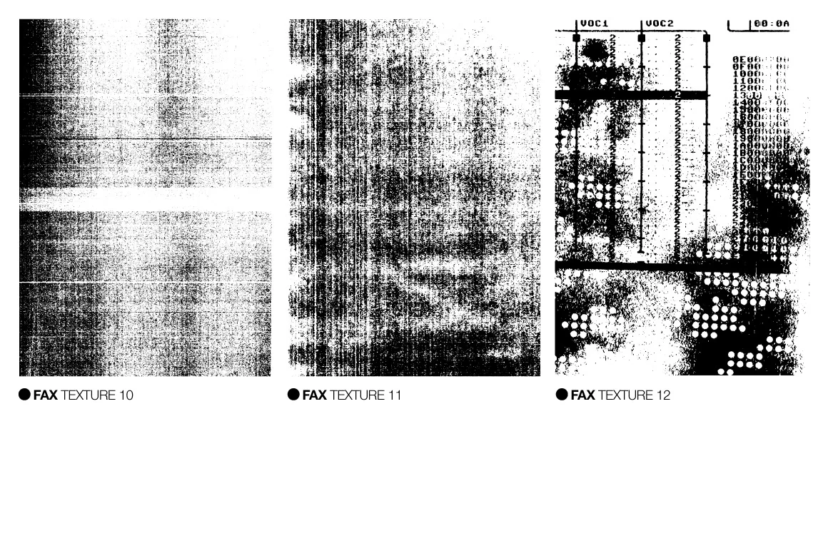 Fax Textures for Graphic Design