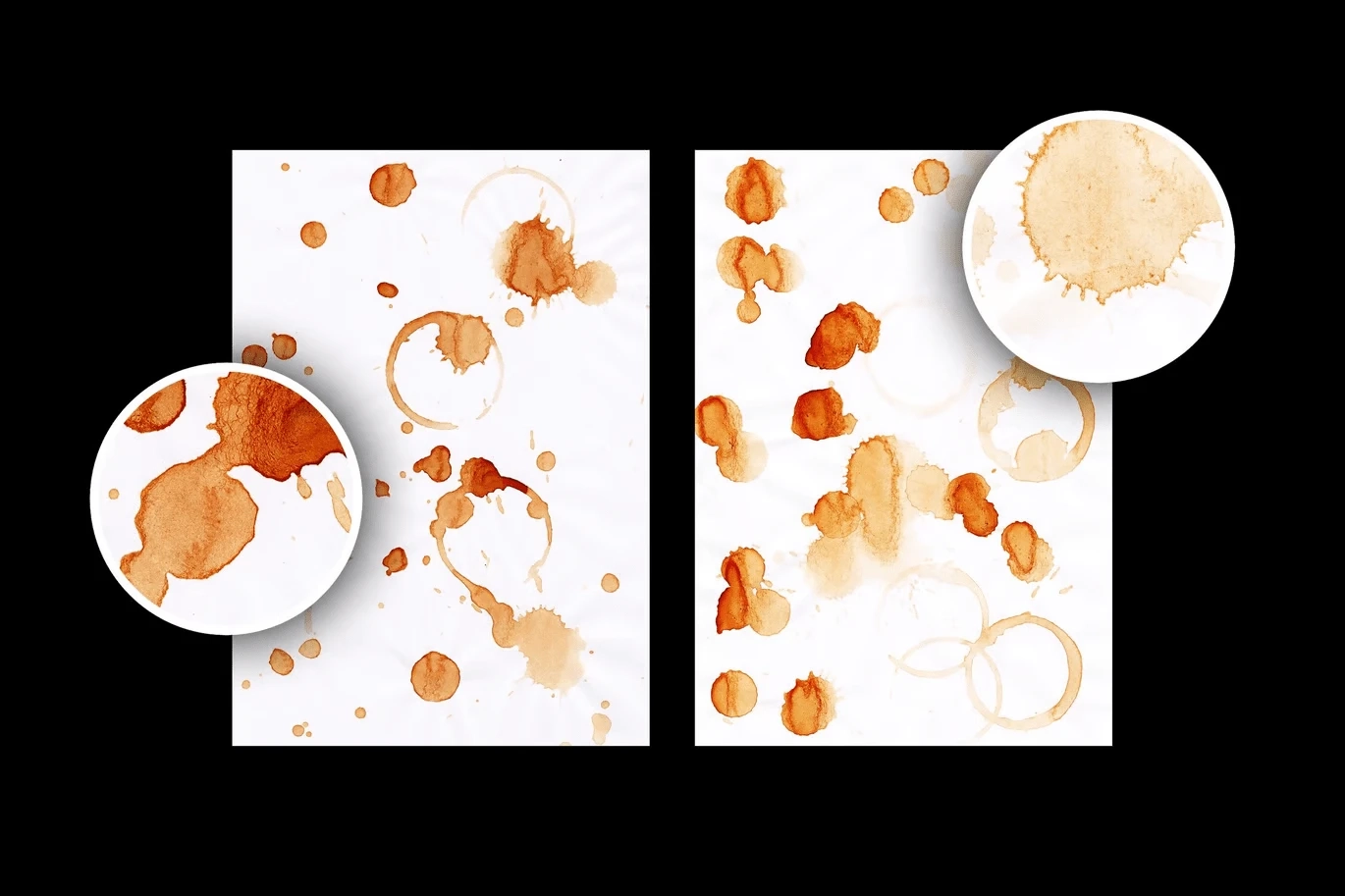 Handcrafted Stain and Splash Textures